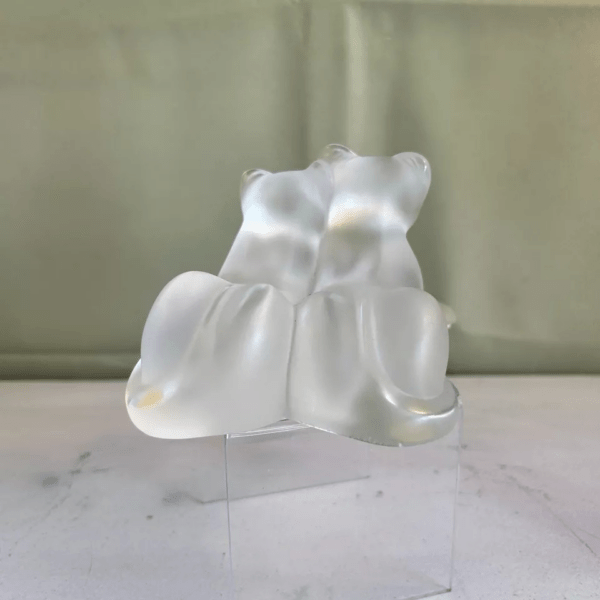 Cristal Lalique - Couple de Lionceaux Tambwee – Image 5