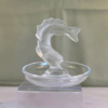 Lalique - Baguier en cristal - décor de poisson