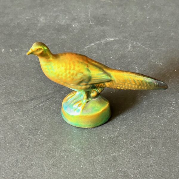Zsolnay Hongrie - Porcelaine irisée - Oiseau