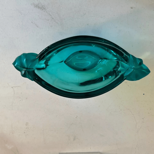 Cristal de Sèvres - Vase style art déco - Vert émeraude – Image 4
